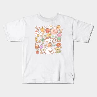 Cute farming sim Kids T-Shirt